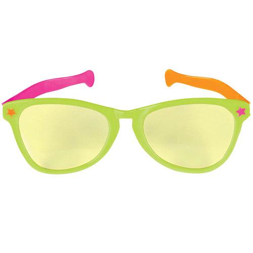 Jumbo Neon Glasses Costumes & Apparel - Party Centre