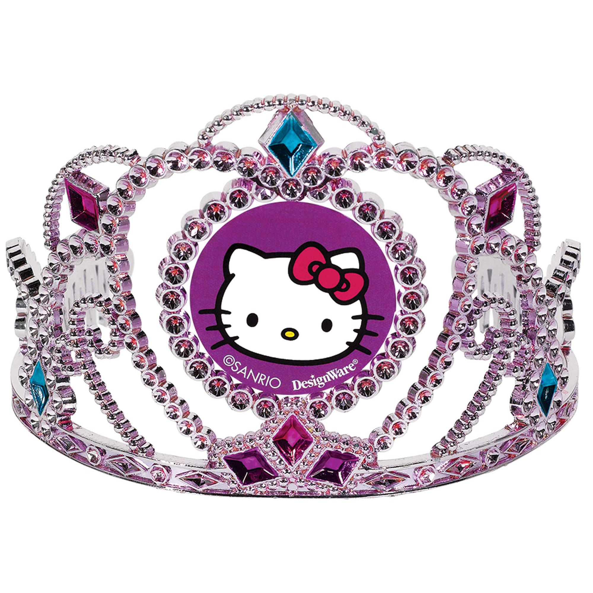 Hello Kitty Rainbow Electroplated Tiara- Plastic Costumes & Apparel - Party Centre - Party Centre