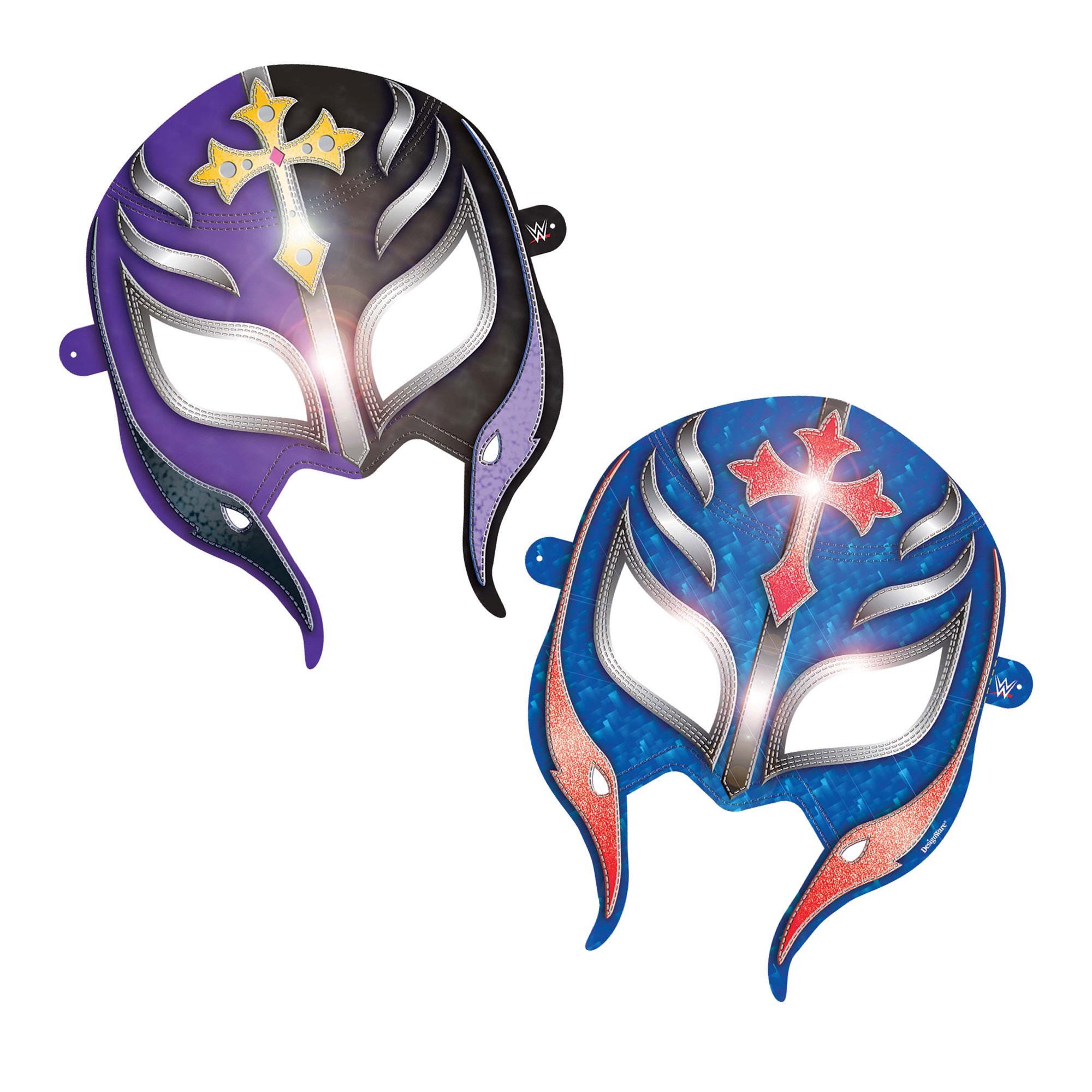 WWE Party Masks- Paper, 8pcs Costumes & Apparel - Party Centre - Party Centre