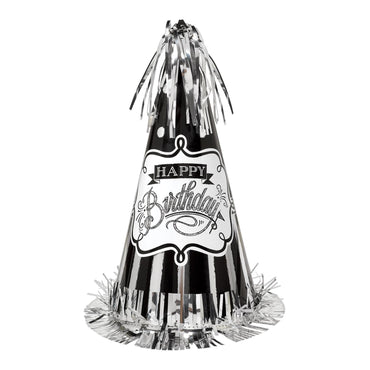 Chalkboard Birthday Large Cone Hat 13in Party Accessories - Party Centre - Party Centre