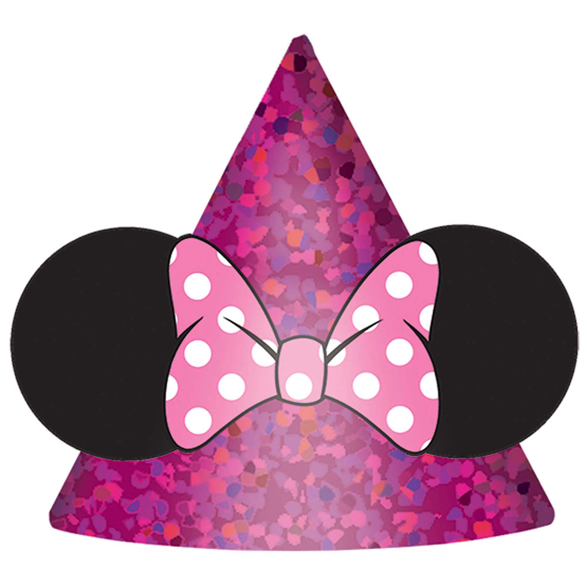 Minnie Mouse Happy Helpers Party Hats 8pcs - Party Centre