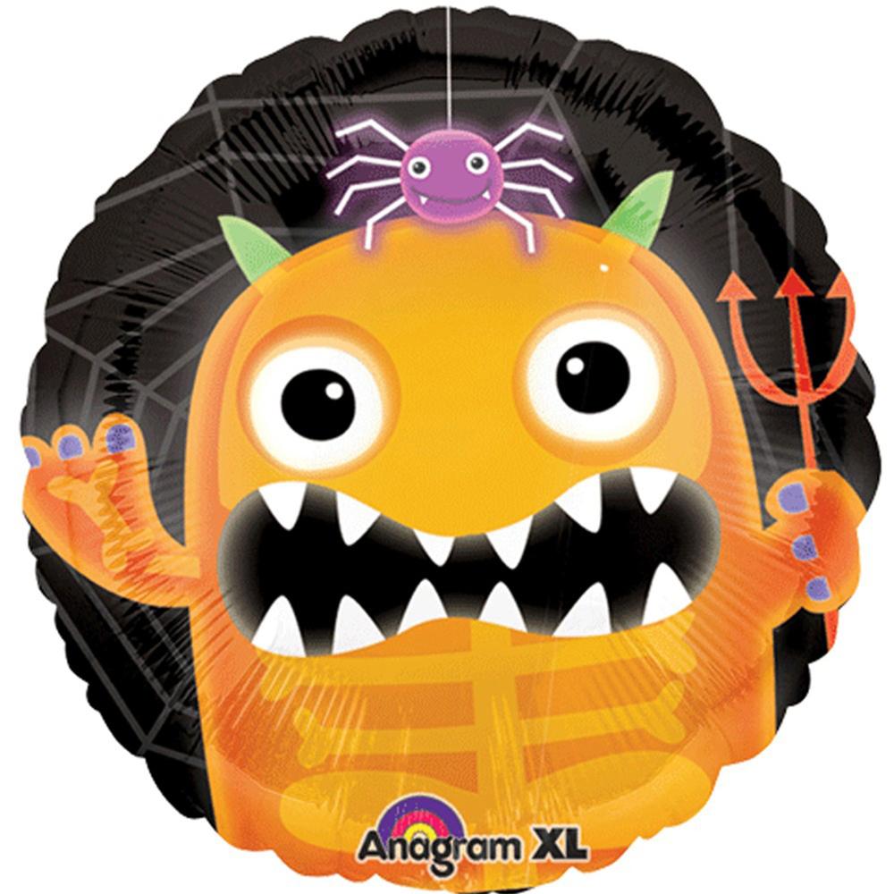 Boo Crew Orange Monster Foil Balloon 18in Balloons & Streamers - Party Centre - Party Centre