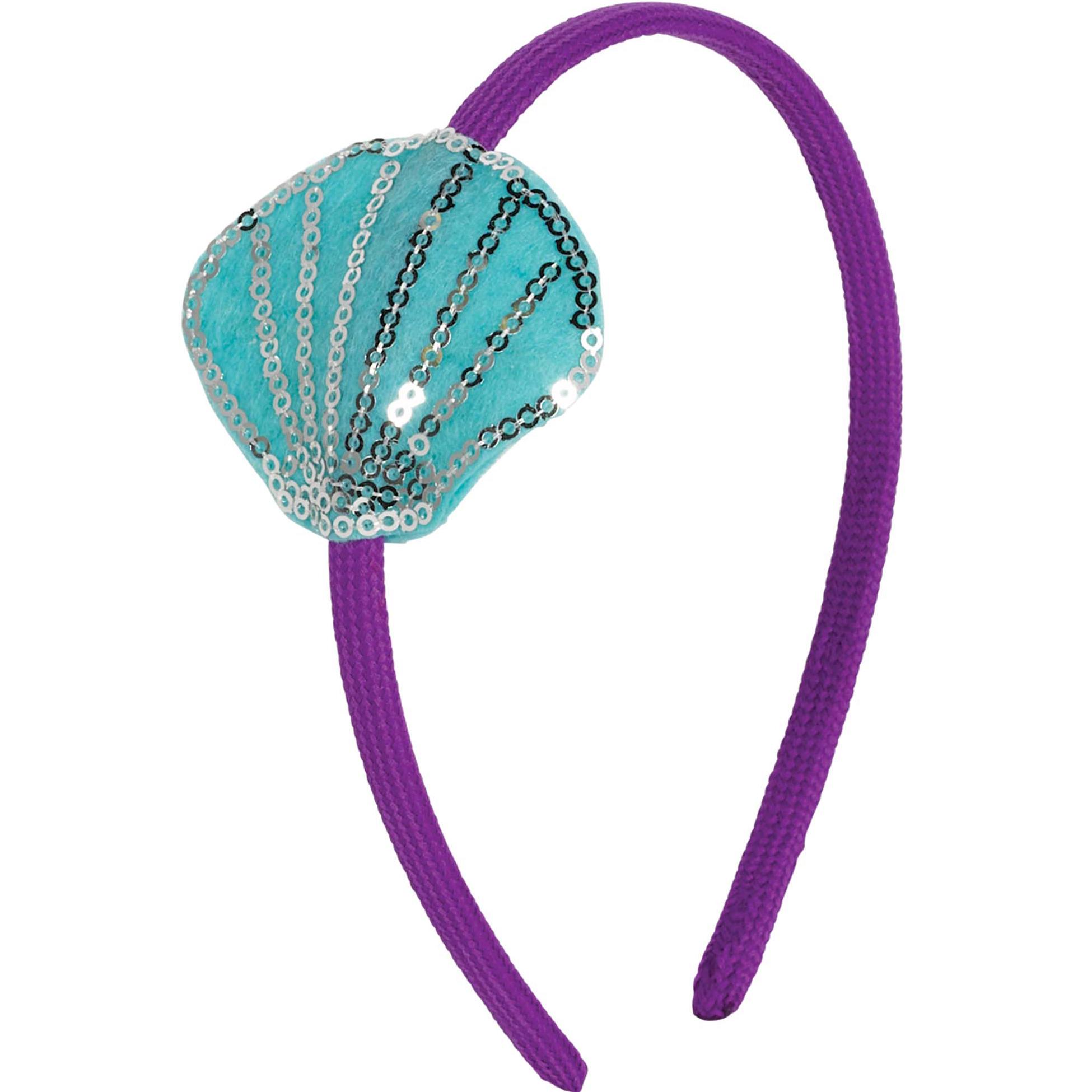 Mermaid Wishes Headband with Fabric & Sequins Costumes & Apparel - Party Centre - Party Centre
