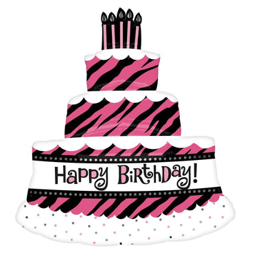 Oh So Fabulous Triple Layer Cake Foil Balloon 28 x 32in Balloons & Streamers - Party Centre - Party Centre