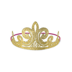 Disney Princess Once Upon A Time Glitter Paper Tiaras 8pcs Costumes & Apparel - Party Centre