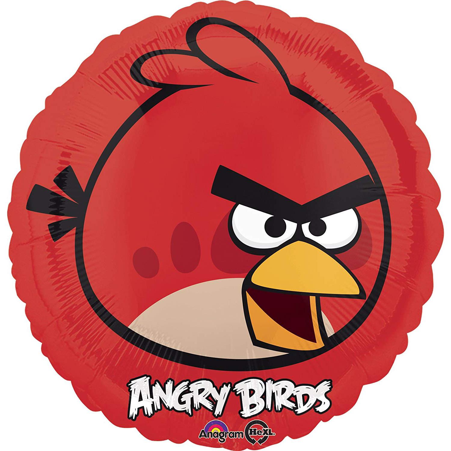 Angry Birds Red Bird Foil Balloon 18in Balloons & Streamers - Party Centre - Party Centre