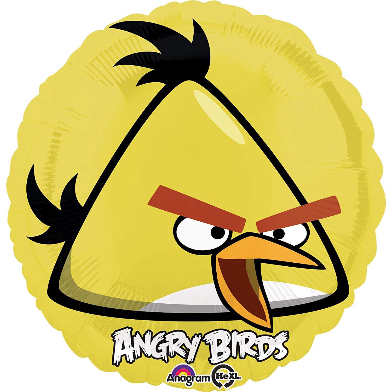 Angry Birds Yellow Bird Foil Balloon 18in Balloons & Streamers - Party Centre - Party Centre