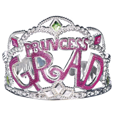 Graduation Electroplated Plastic Tiara 3.5in x 4.5in Costumes & Apparel - Party Centre - Party Centre