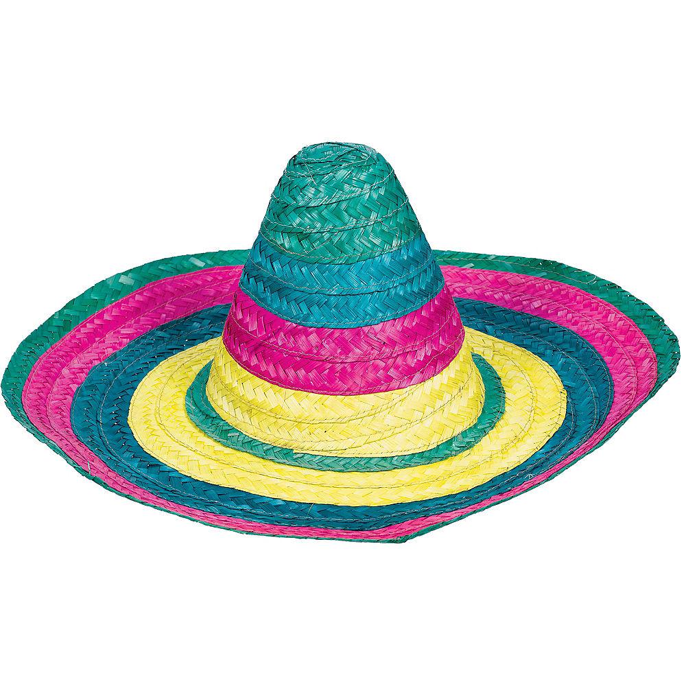 Fiesta Sombrero 8 x 19 1/4in Costumes & Apparel - Party Centre - Party Centre