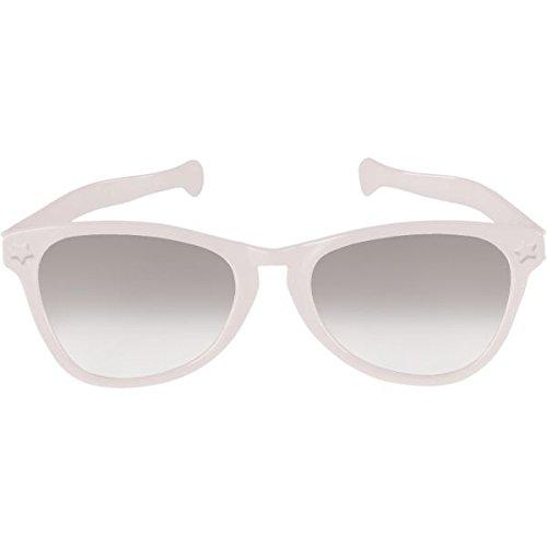 White Jumbo Glasses 11in Costumes & Apparel - Party Centre - Party Centre