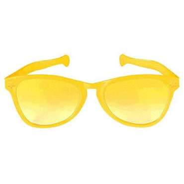Yellow Jumbo Glasses 11in Costumes & Apparel - Party Centre - Party Centre