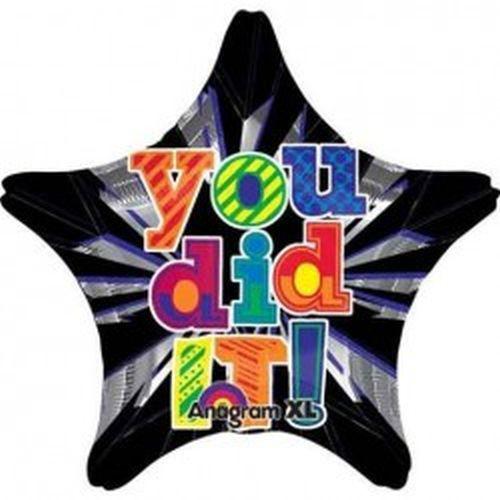 You Did It Star Foil Balloon 19in Balloons & Streamers - Party Centre - Party Centre