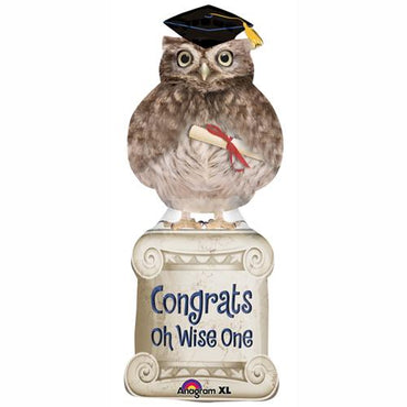 Wise Owl Grad Super Shape Balloon Balloons & Streamers - Party Centre - Party Centre
