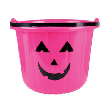 Pink Pumpkin Bucket 16.5cm x 22cm Favours - Party Centre - Party Centre