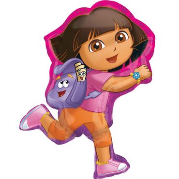Dora Off Exploring Foil Balloon 21 x 32in Balloons & Streamers - Party Centre - Party Centre