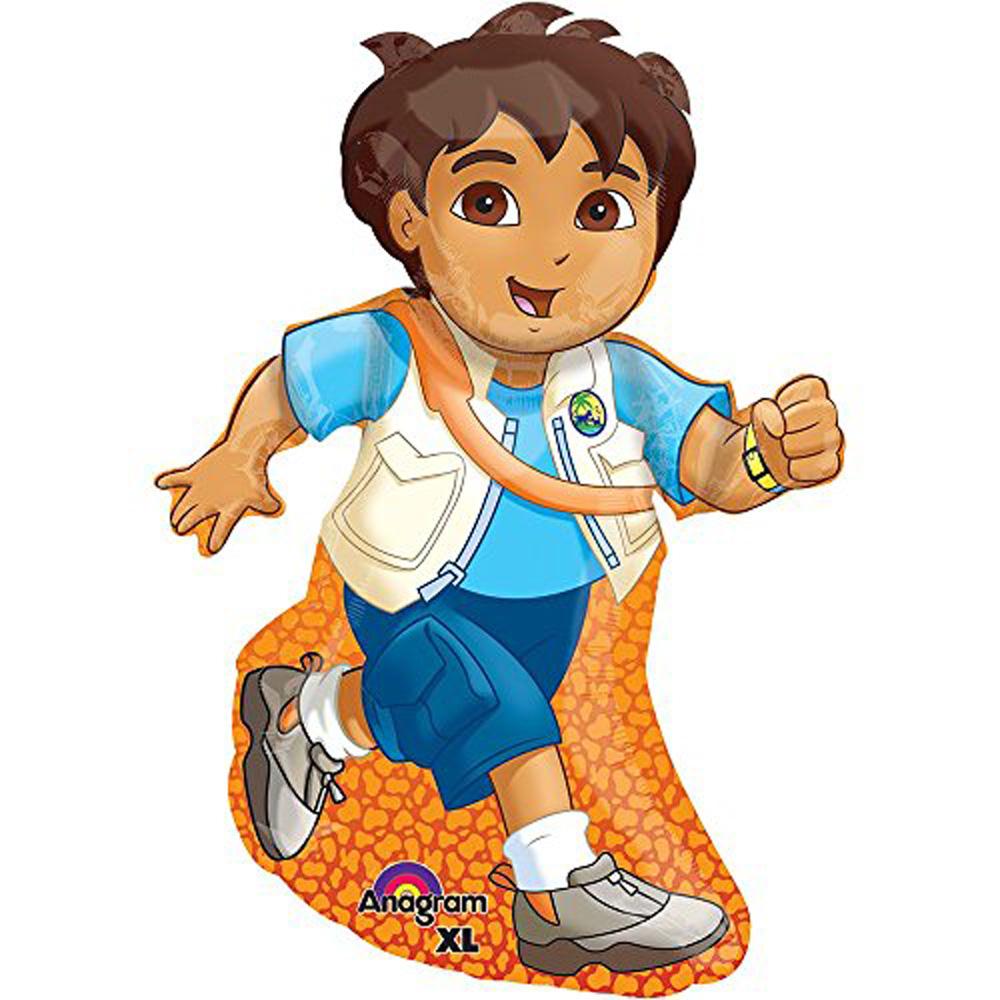 Go Diego Go Character Super Shape Balloon Balloons & Streamers - Party Centre - Party Centre