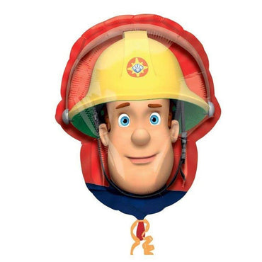 Fireman Sam Head SuperShape Foil Balloon 40x50cm Balloons & Streamers - Party Centre - Party Centre