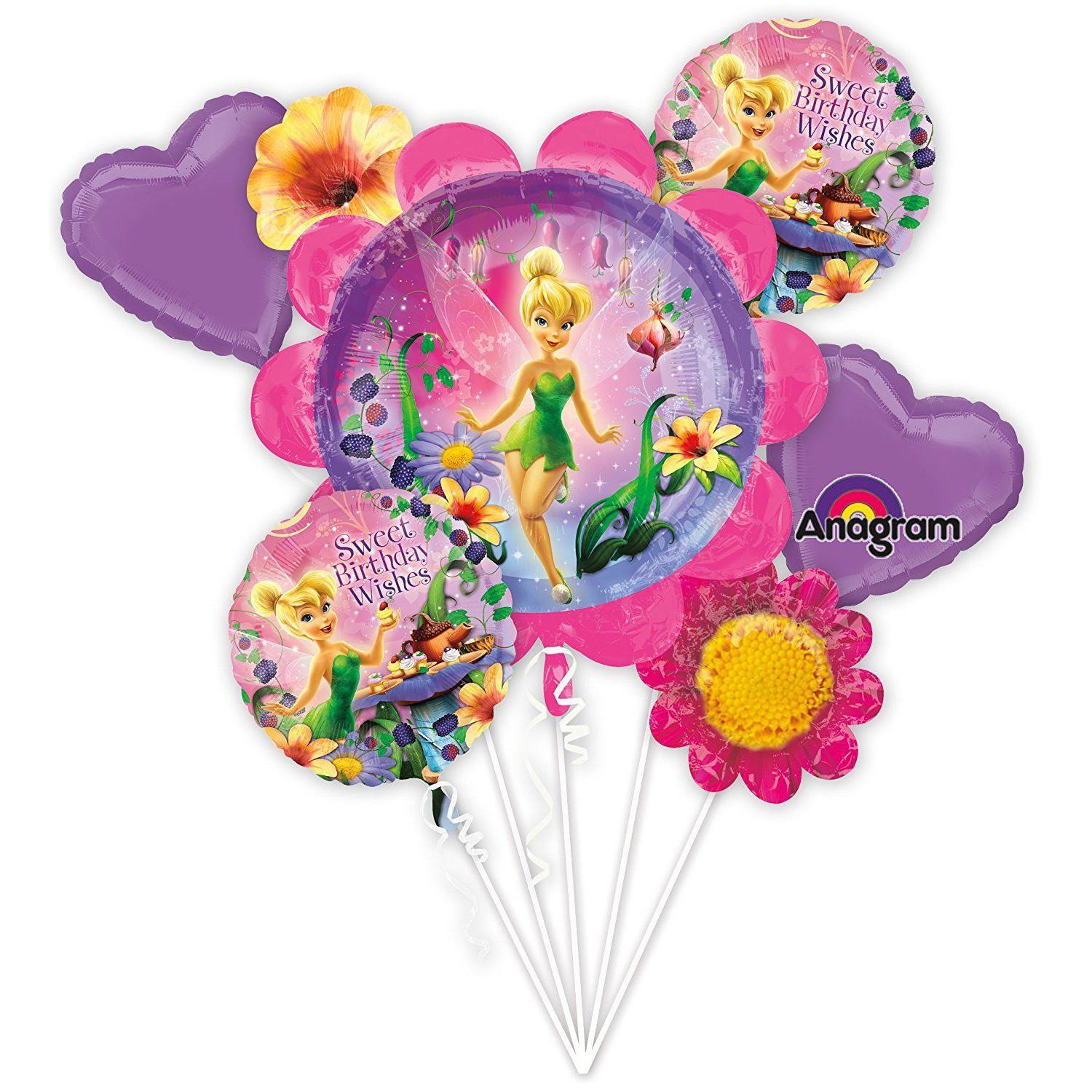 Tinker Bell  Birthday Bouquet Balloons & Streamers - Party Centre - Party Centre