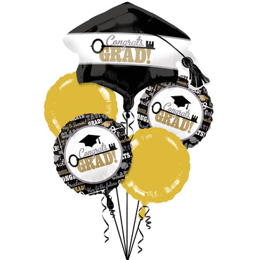Key to Success Balloon Bouquet 5 ct Balloons & Streamers - Party Centre - Party Centre