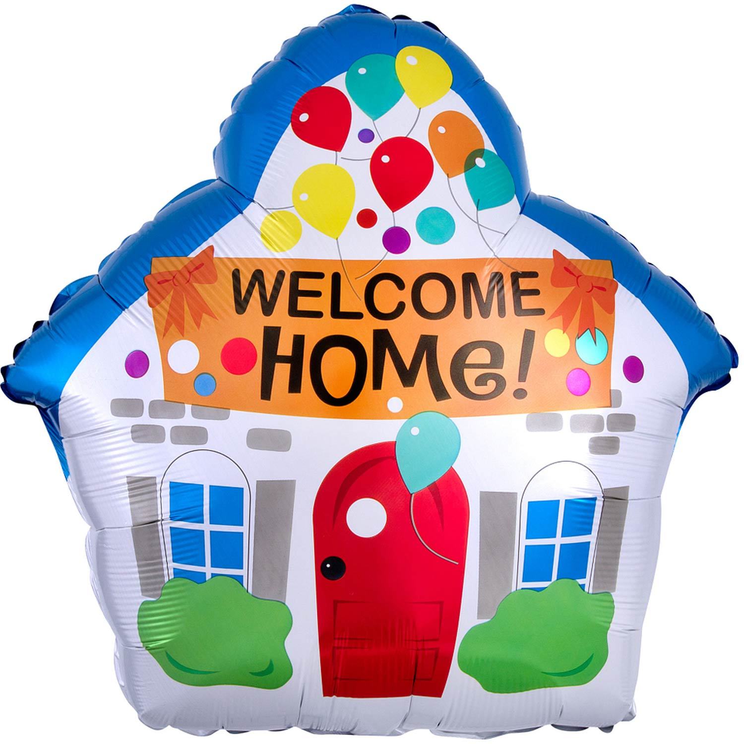 Welcome Home House Foil Balloon - Party Centre