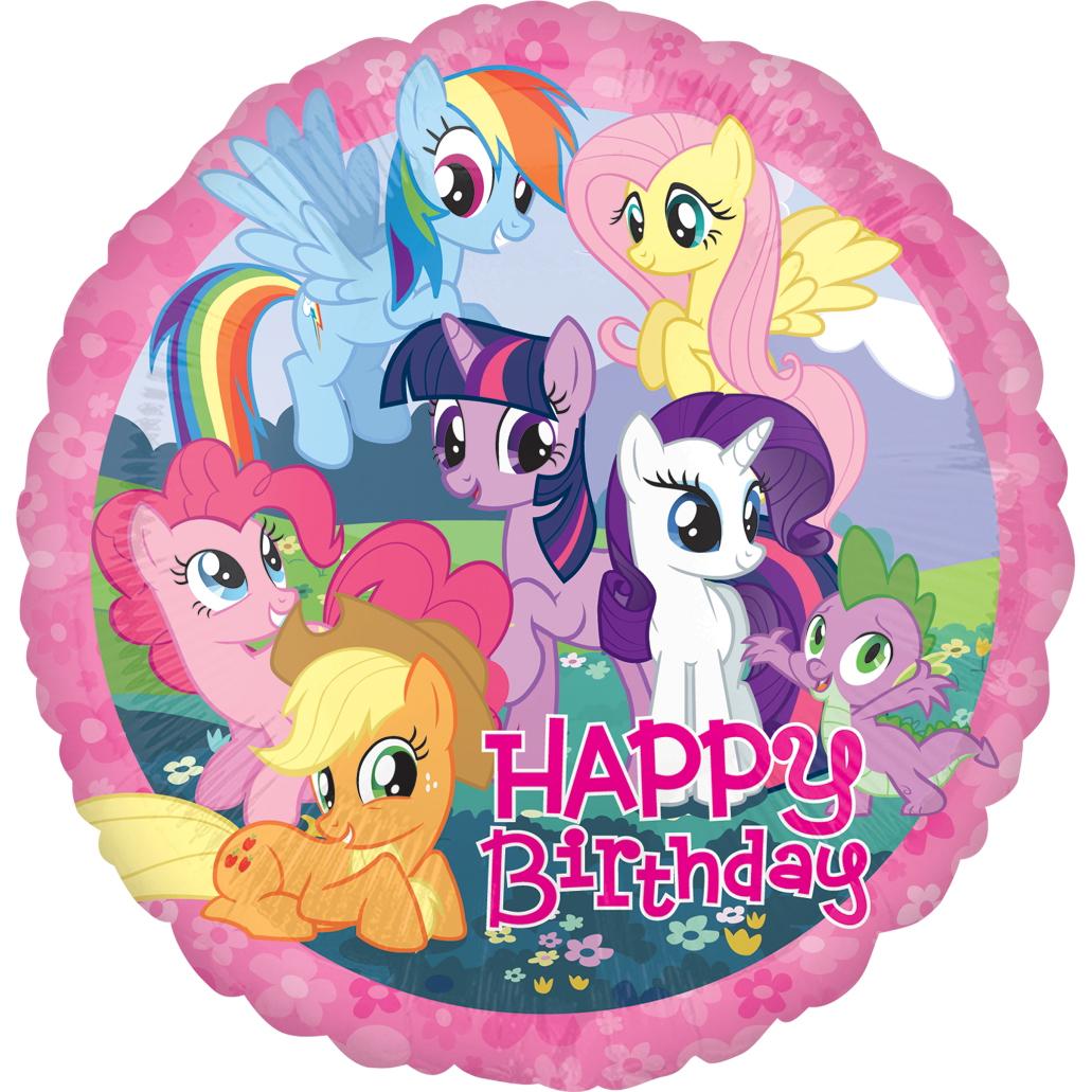 My Little Pony Birthday Foil Balloon 18in Balloons & Streamers - Party Centre - Party Centre