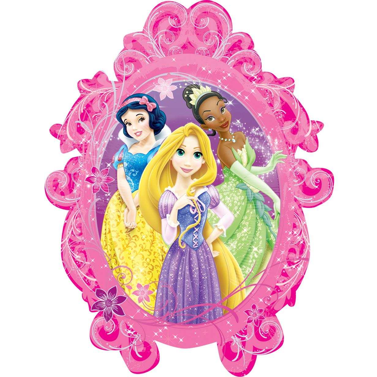 Princesses Frame Super Shape Balloon Balloons & Streamers - Party Centre - Party Centre