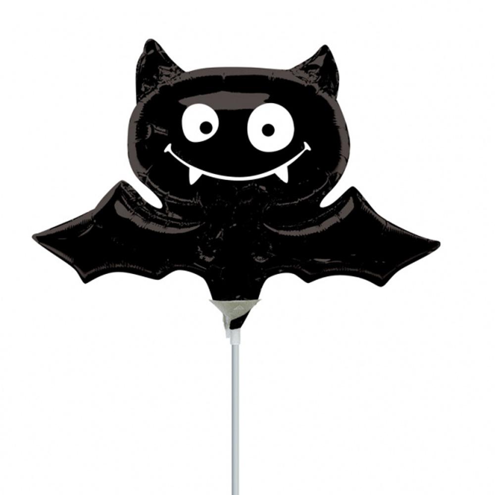 Black Bat Mini Shape Balloon Balloons & Streamers - Party Centre - Party Centre