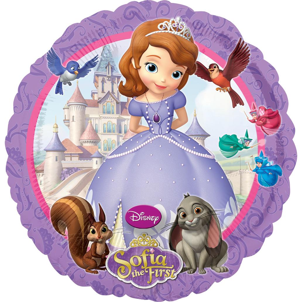 Sofia The First Foil Balloon 18in Balloons & Streamers - Party Centre - Party Centre