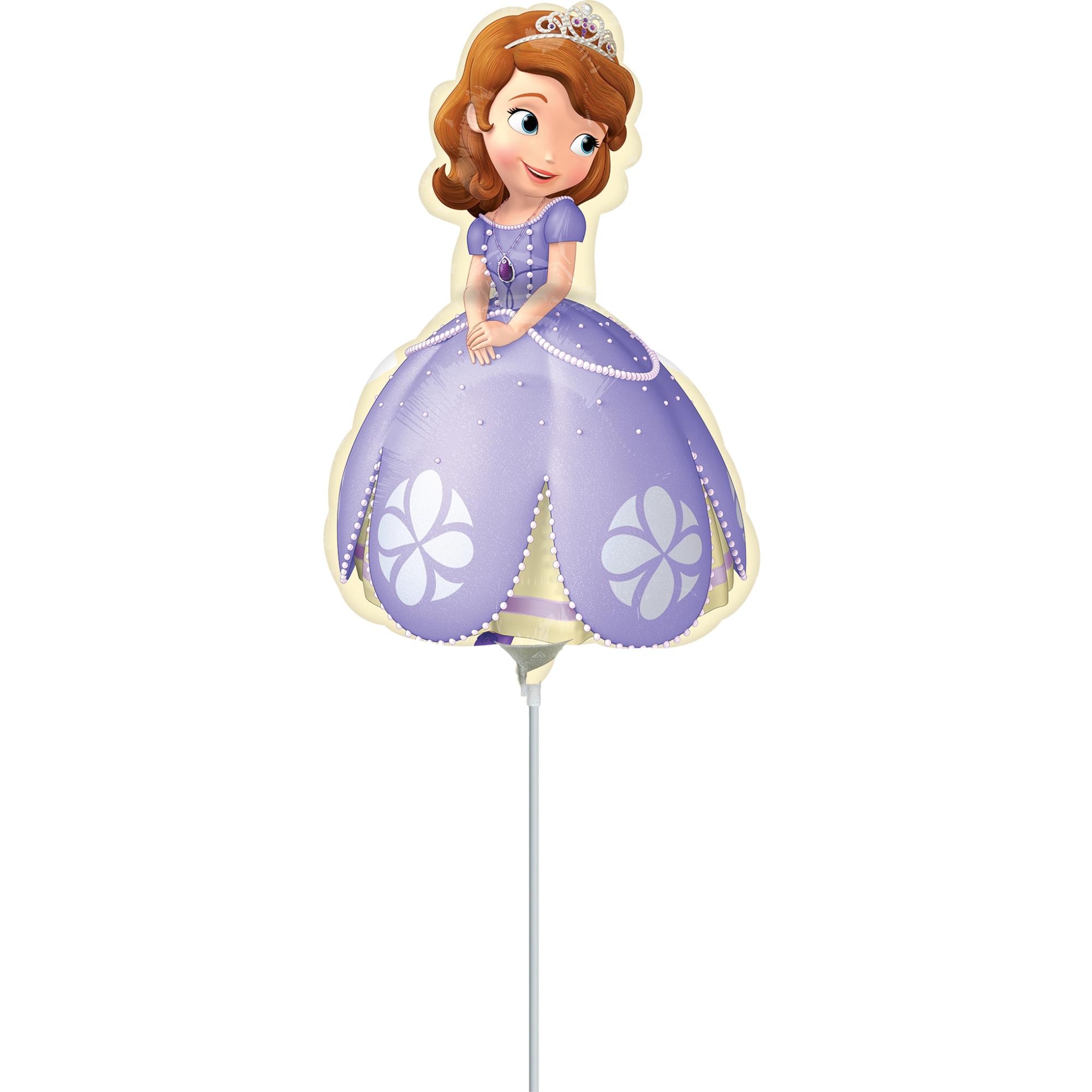Sofia The First Pose Mini Shape Balloons & Streamers - Party Centre - Party Centre