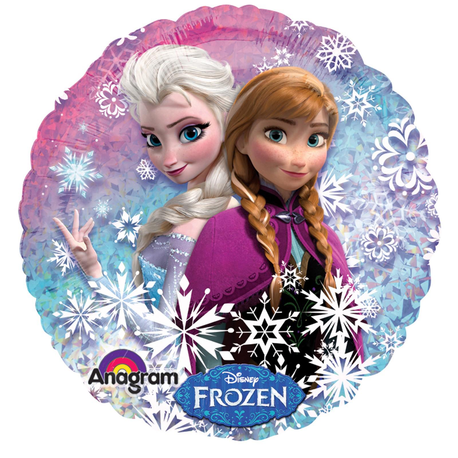 Frozen Holographic Foil 18in Balloons & Streamers - Party Centre - Party Centre