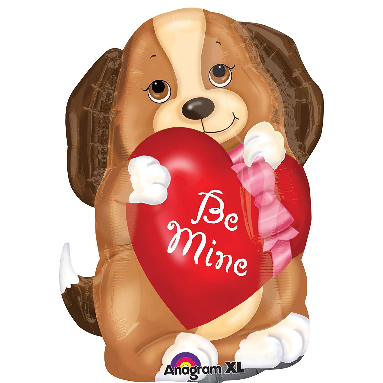 Adorable Puppy Love Junior Shape Foil Balloon 18in Balloons & Streamers - Party Centre - Party Centre