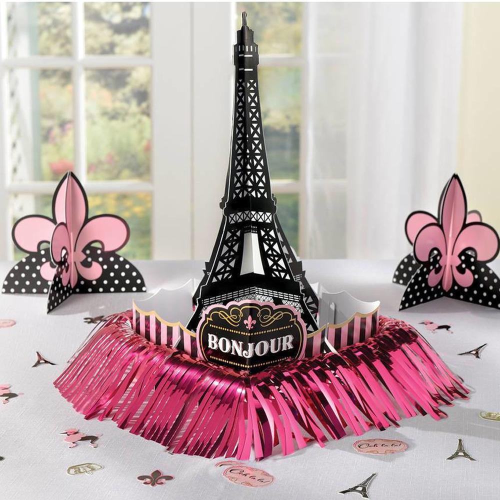 A Day In Paris Table Decorating Kit Decorations - Party Centre - Party Centre