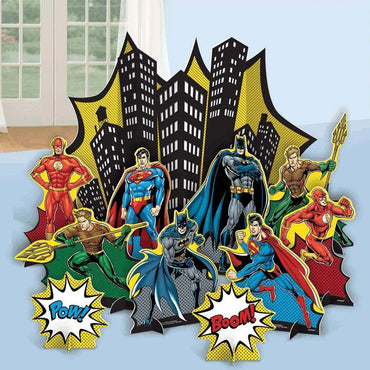 Justice League Heroes Unite Table Decorating Kit Decorations - Party Centre - Party Centre