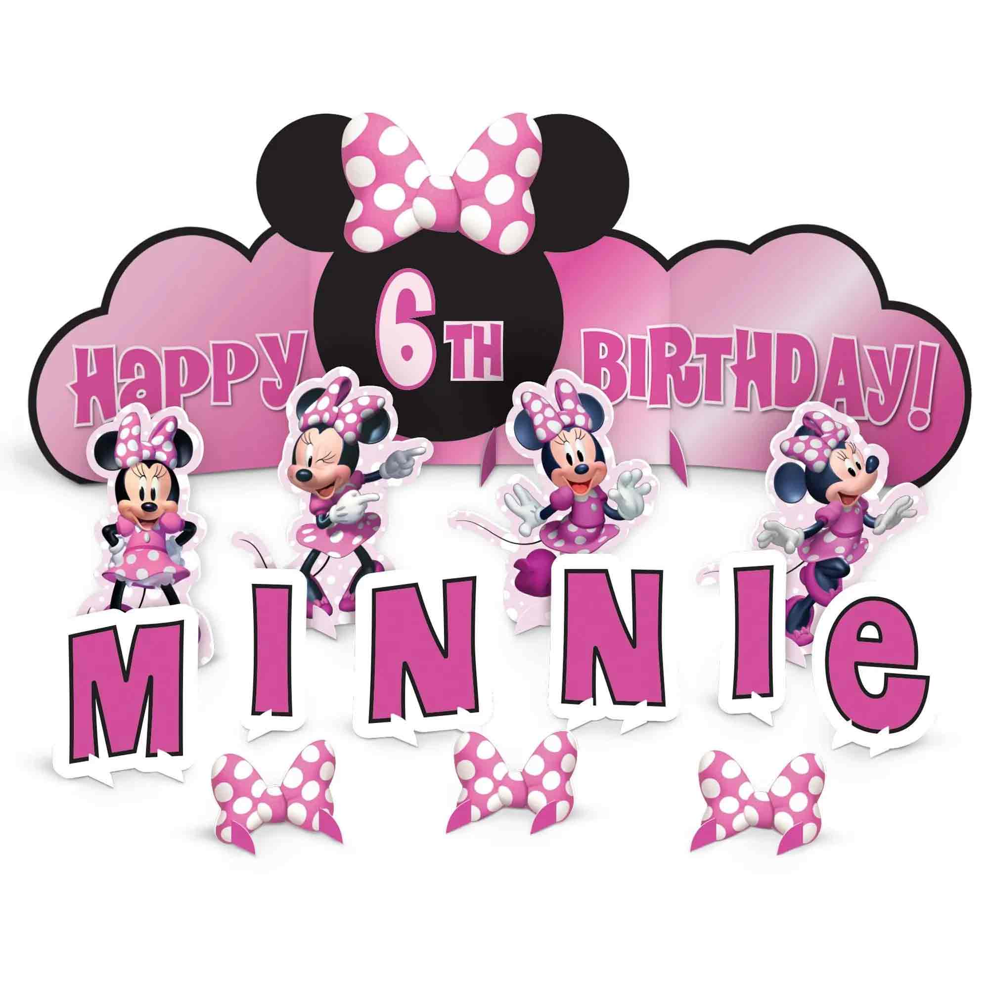 Disney Minnie Forever Table Decorating Kit - Party Centre
