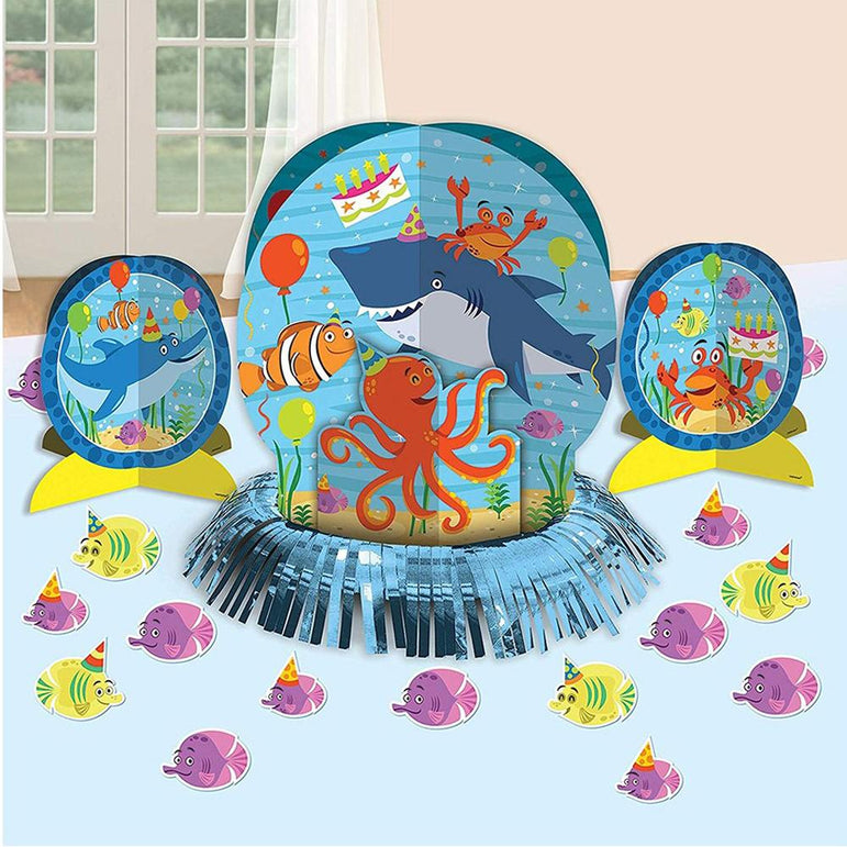 Ocean Buddies Table Decorating Kit Decorations - Party Centre