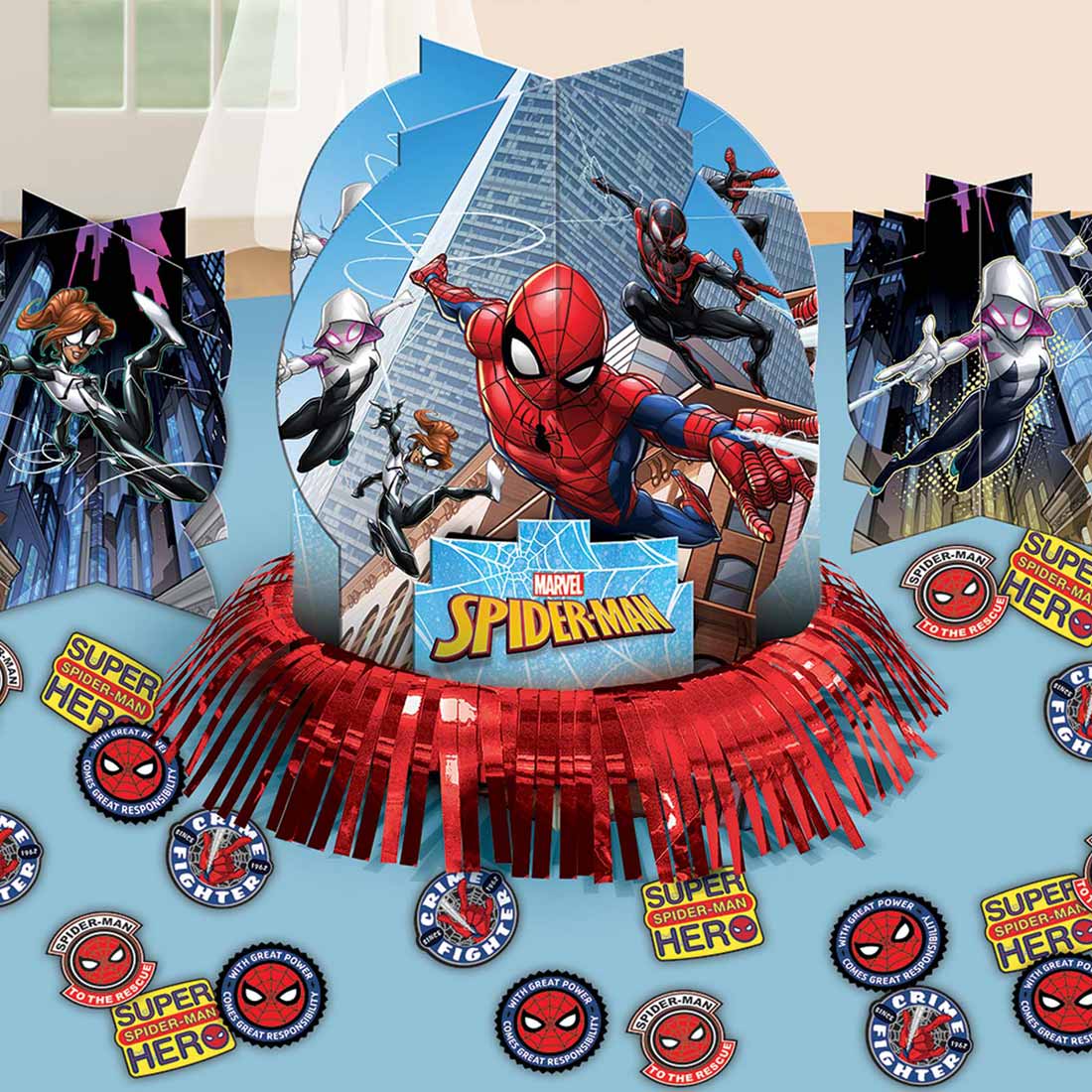 Spider-Man Webbed Table Decorating Kit Decorations - Party Centre - Party Centre