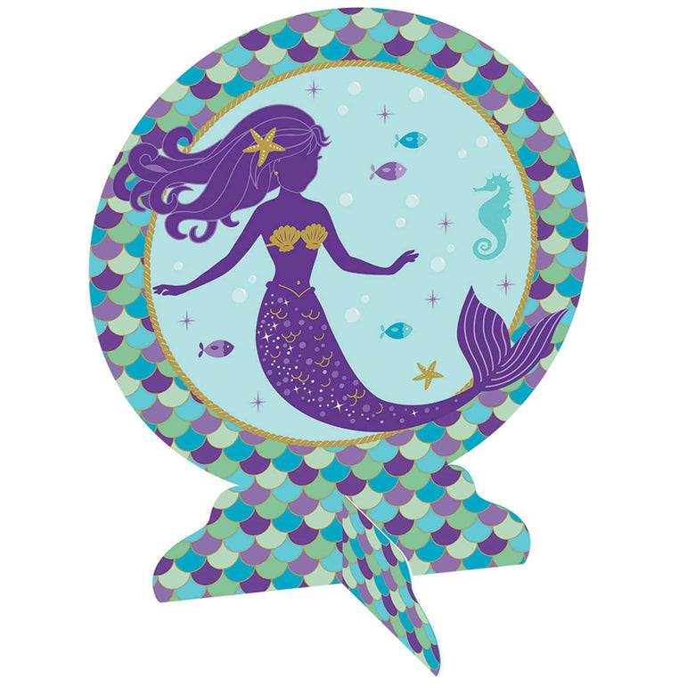 Mermaid Wishes 3-D Paper Table Centerpiece