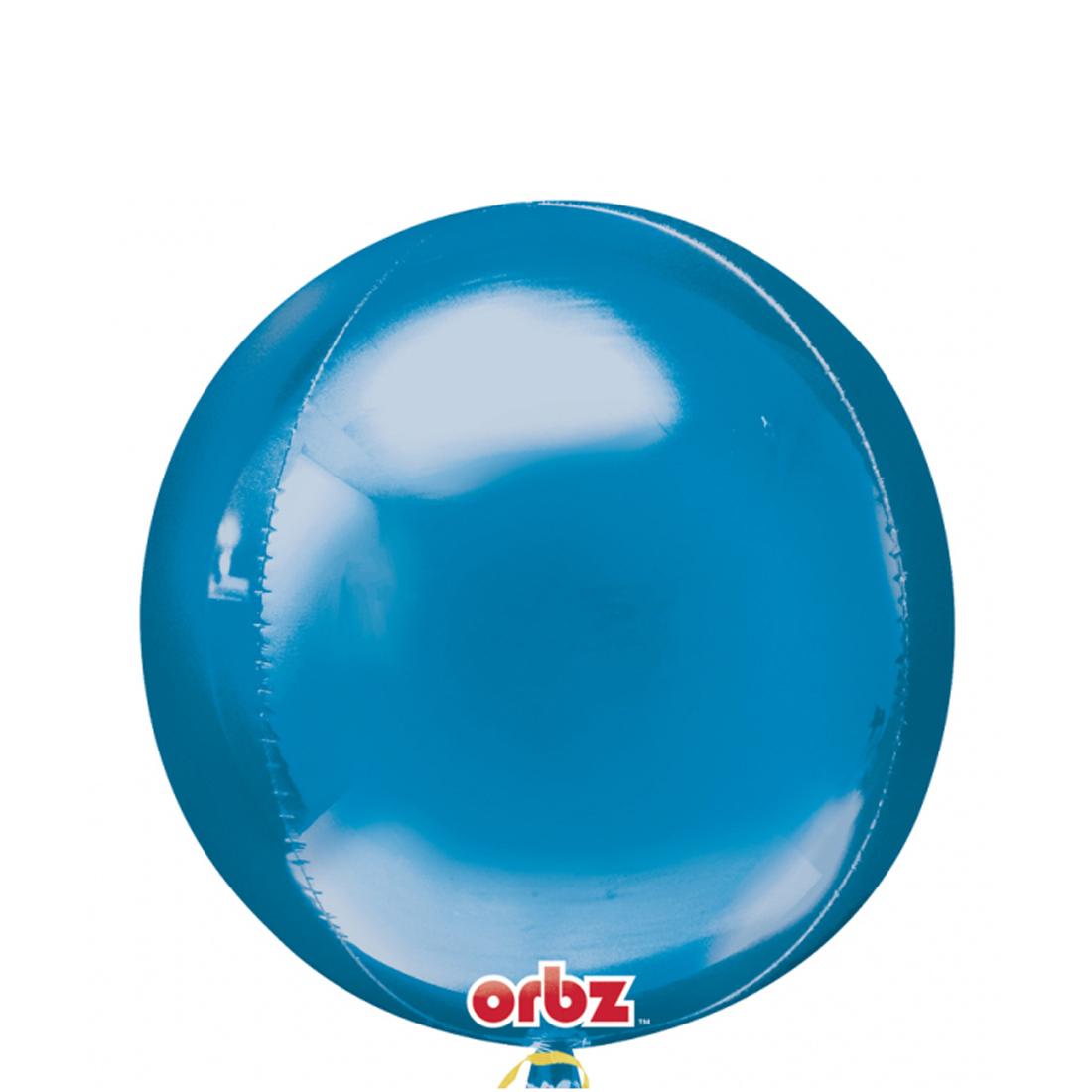 Blue Orbz Foil Balloon 38x40cm Balloons & Streamers - Party Centre - Party Centre