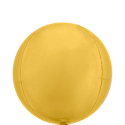 Gold Orbz Foil Balloon 38x40cm