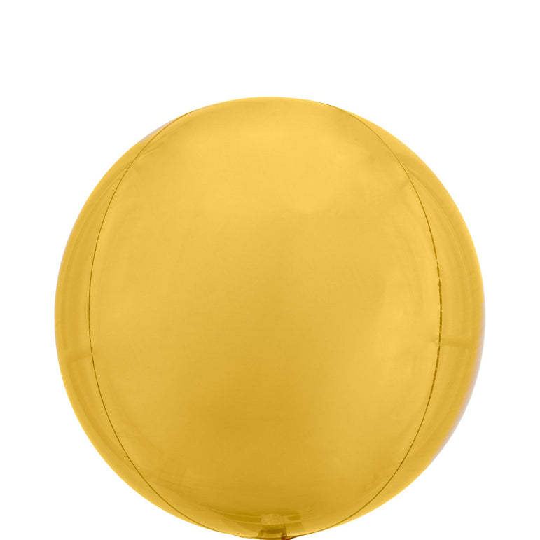 Gold Orbz Foil Balloon 38x40cm