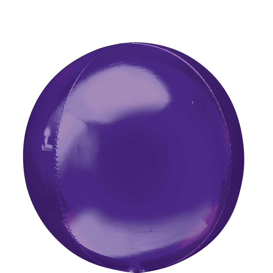 Purple Orbz Balloon 38x40cm Balloons & Streamers - Party Centre - Party Centre