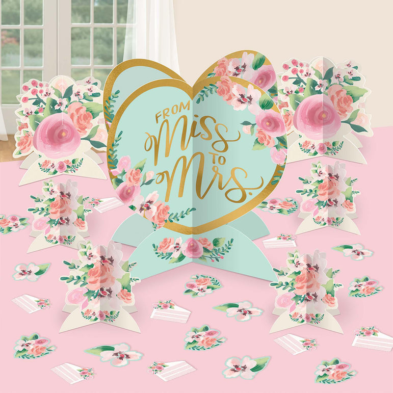 Mint To Be Table Centerpiece Decorating Kit Decorations - Party Centre