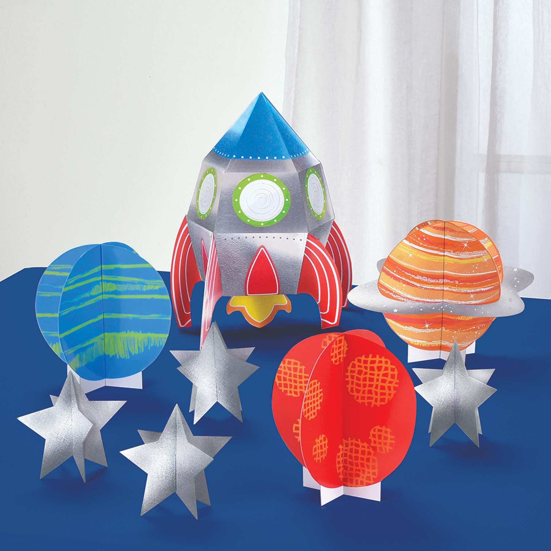 Blast Off Birthday Table Decorating Kit Decorations - Party Centre - Party Centre