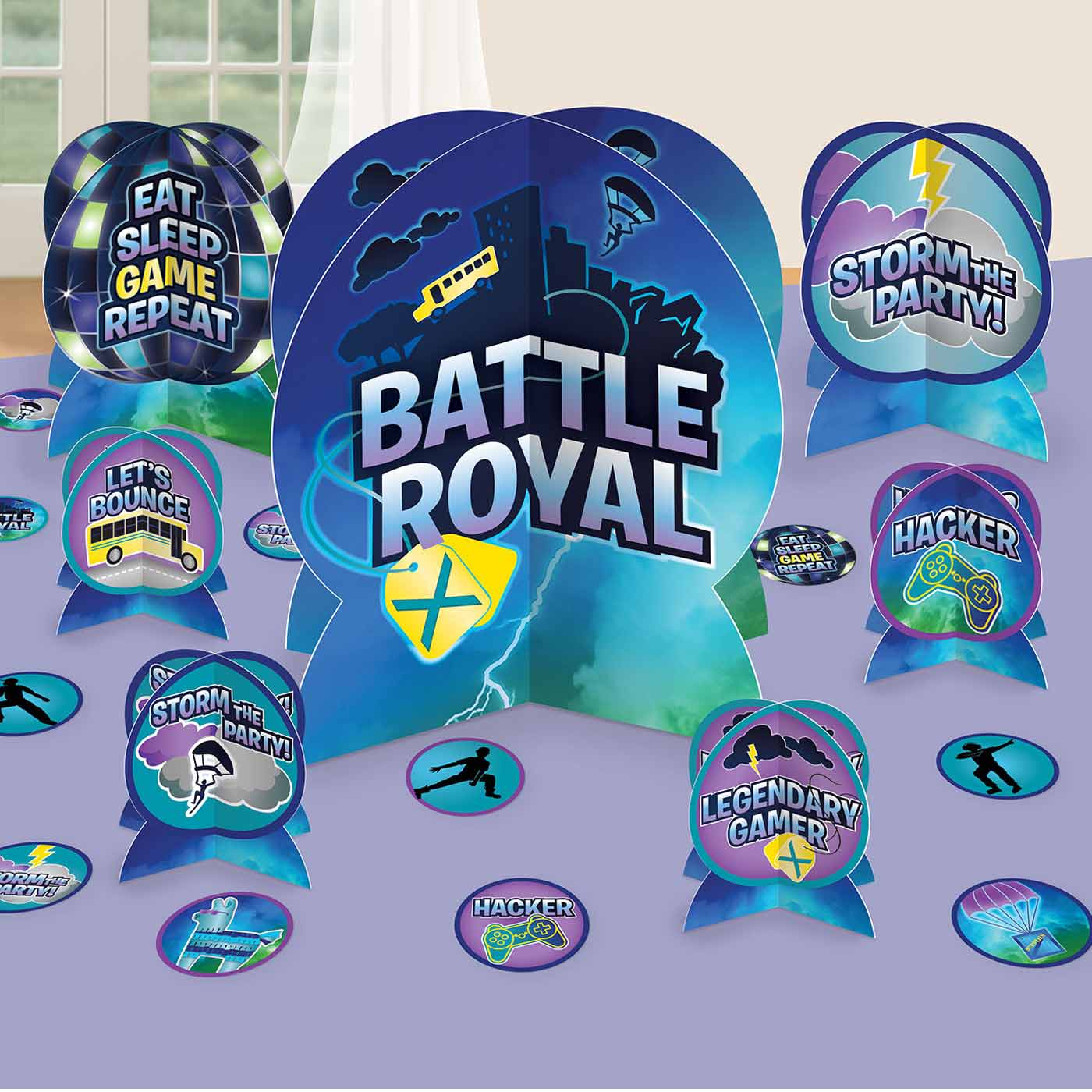 Battle Royal Table Centerpiece Kit Decorations - Party Centre - Party Centre
