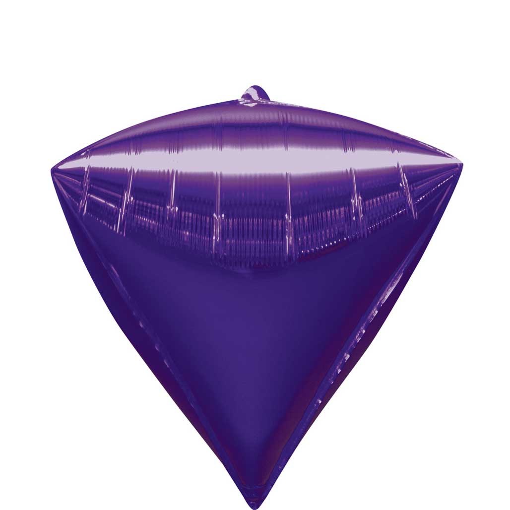 Purple Diamondz Foil Balloon Balloons & Streamers - Party Centre - Party Centre