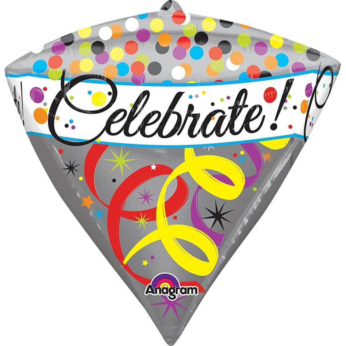 Celebrate Diamondz Balloon 16in Balloons & Streamers - Party Centre - Party Centre