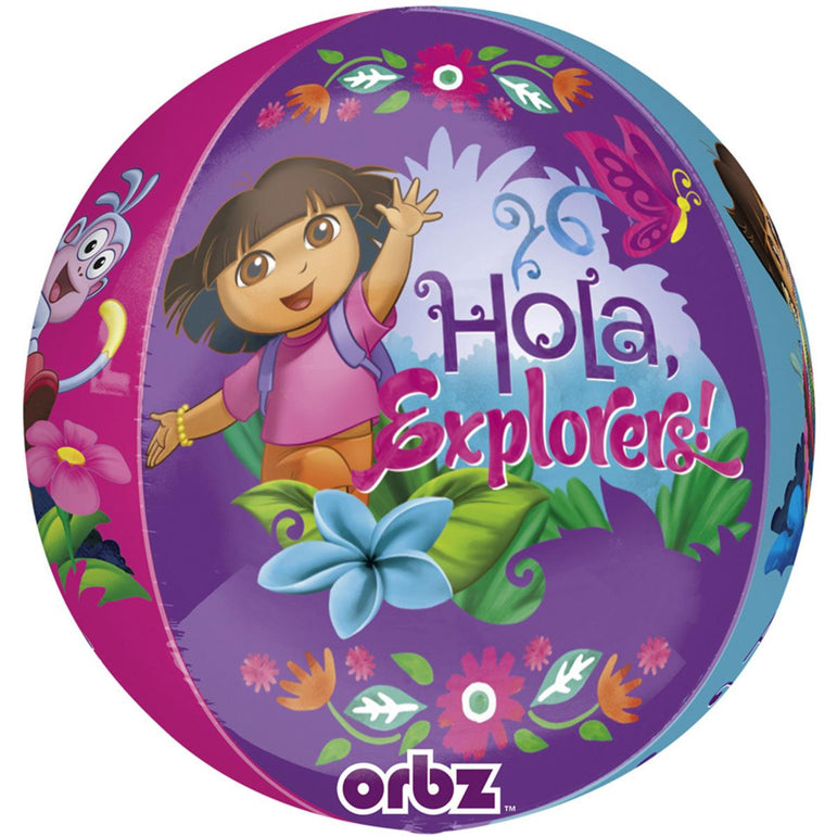 Dora Orbz Balloon 38x40cm Balloons & Streamers - Party Centre