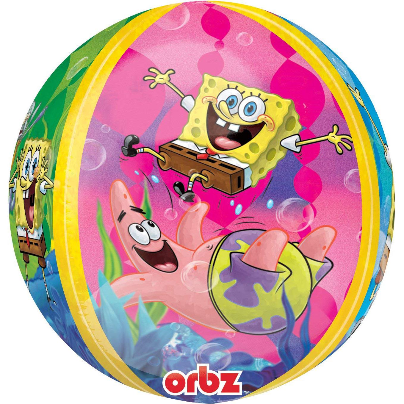 SpongeBob SquarePants Orbz Balloon 38x40cm Balloons & Streamers - Party Centre - Party Centre