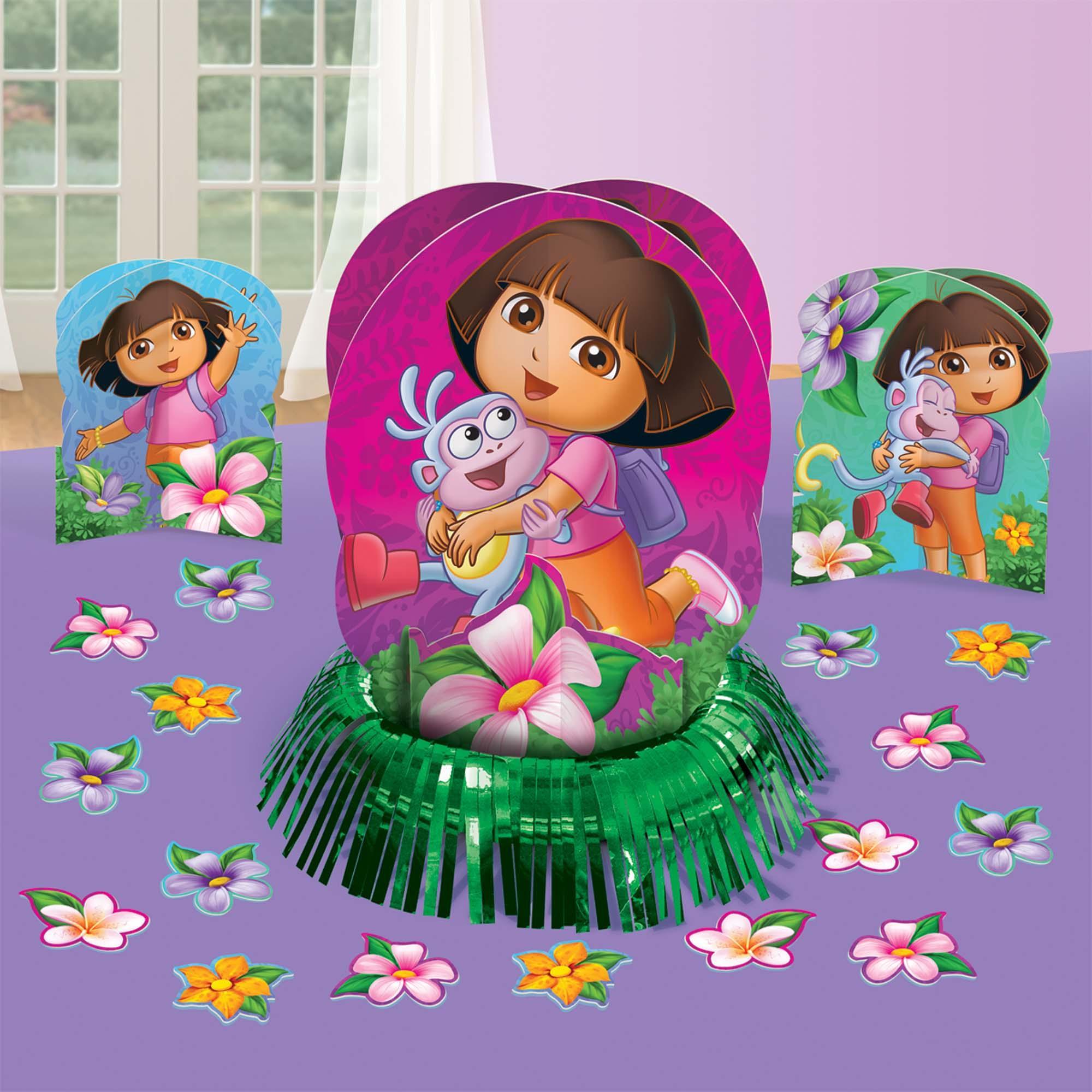 Dora's Flower Adventure Table Decoration Kit - Party Centre