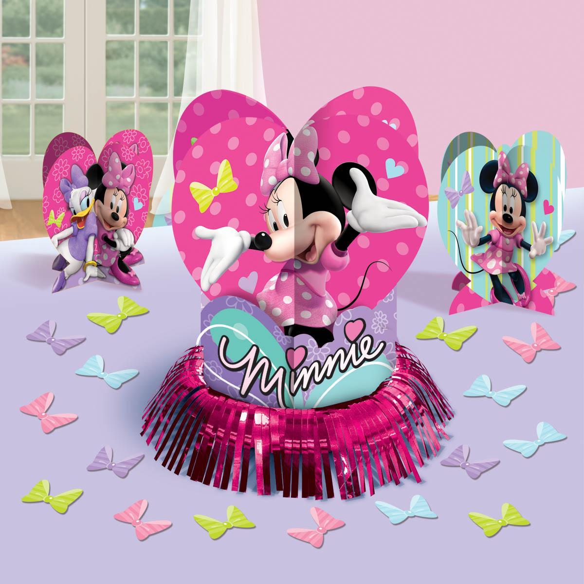 Minnie Mouse Table Decorating Kit Decorations - Party Centre - Party Centre